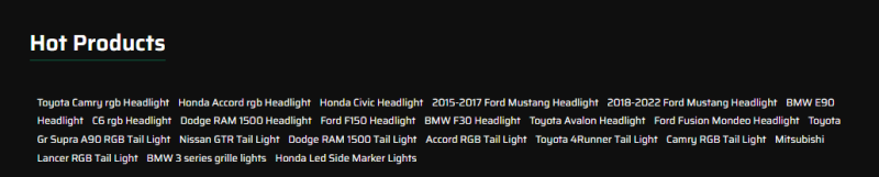 Led Headlights For 2018-2024 Toyota Camry LE SE XLE XSE TRD (Quad Projectors Headlights)