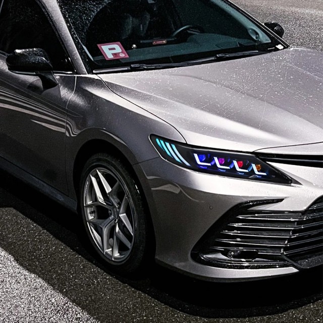 New RGB Headlights For 2018-2024 Toyota Camry LE SE XLE XSE TRD (Quad Projectors Headlights)