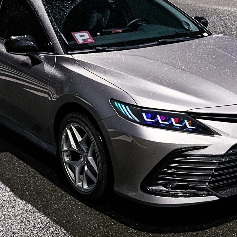 New RGB Headlights For 2018-2024 Toyota Camry LE SE XLE XSE TRD (Quad Projectors Headlights)