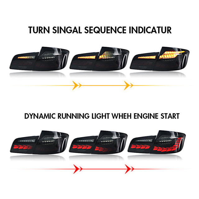 New Tail Lights For 2011-2017 BWM 5 Series F10 F18 Tail Lights Assembly