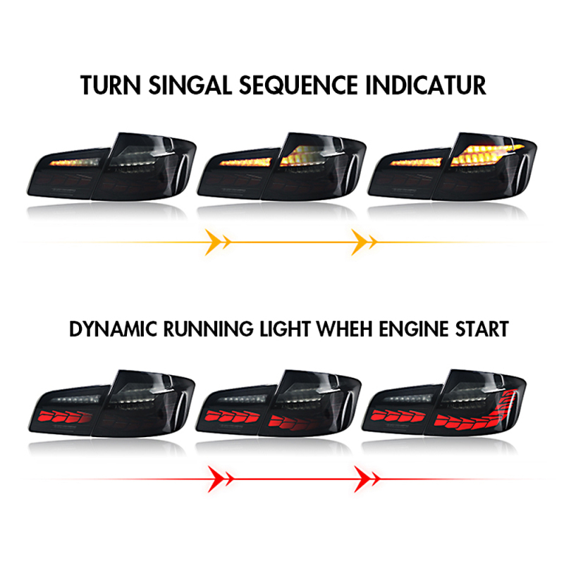 New Tail Lights For 2011-2017 BWM 5 Series F10 F18 Tail Lights Assembly