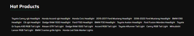 Led Tail Light for 2020-2023 Toyota Corolla tail light Assembly