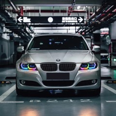 RGB Headlight For 2009-2012 BMW 3-Series E90 E91 320i 323i 325 330 335 (Halogen/Xenon)