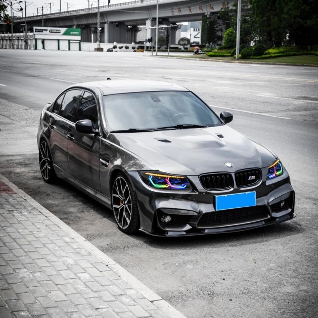 RGB Headlight For 2009-2012 BMW 3-Series E90 E91 320i 323i 325 330 335 (Halogen/Xenon)