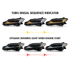 New Led Headlight For 2018-2024 Toyota Camry LE SE XLE XSE TRD (Audi Model)