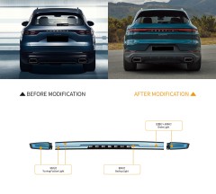 9Y0 old to new 24 models with continuous tail lights Suitable for 18-23 Cayenne 9Y0 models