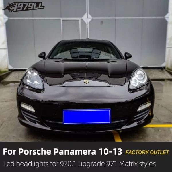Panamera 970.1upgrade 2021 PDLS style headlamp,No bumper change