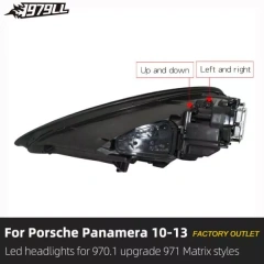 Panamera 970.1upgrade 2021 PDLS style headlamp,No bumper change