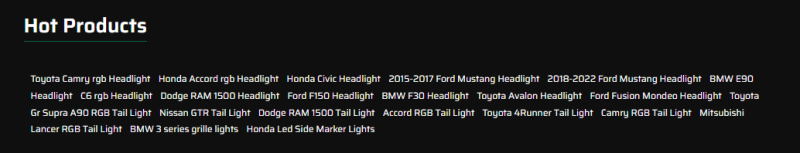 Red Tail Light For 2019-2021 Toyota Avalon Tail Light Assembly