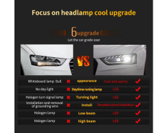 Auto Lighting Systems Auto Parts Headlights for 13-16 AUDI A4 B8PA No reviews yet