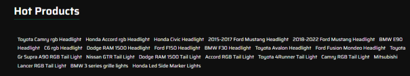 For 2018-2024 Toyota Camry Led Tail Lights