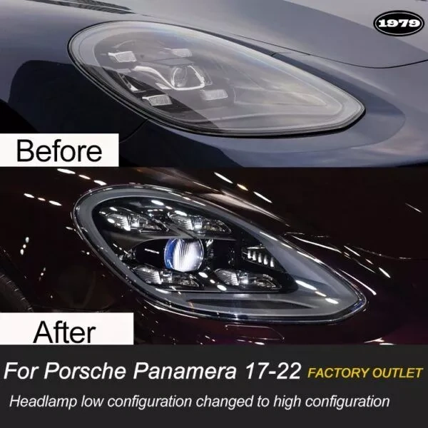 Panamera 971 upgrade 2021 PDLS style LED headlights