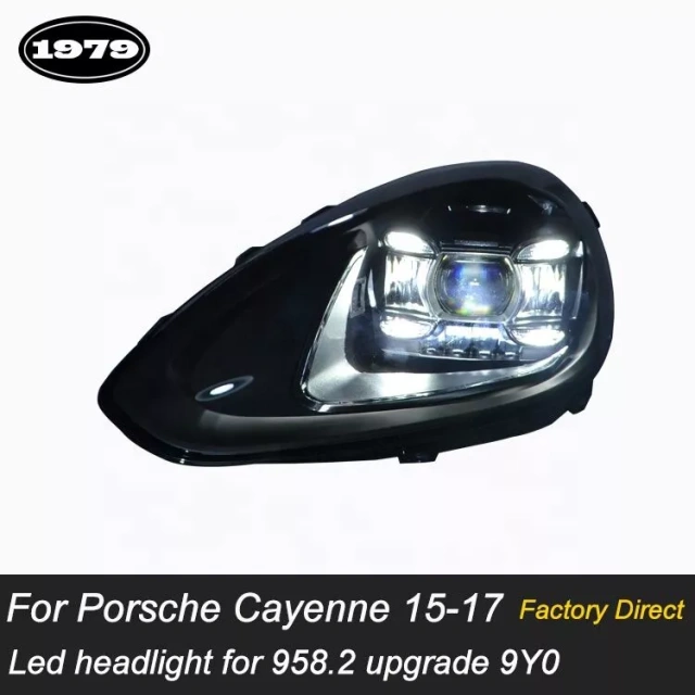 Cayenne（958.2）upgrade 2018 model（9Y0）headlights
