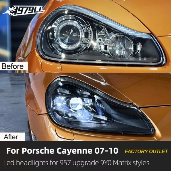 Cayenne（957）upgrade 2021 PDLS style LED headlights