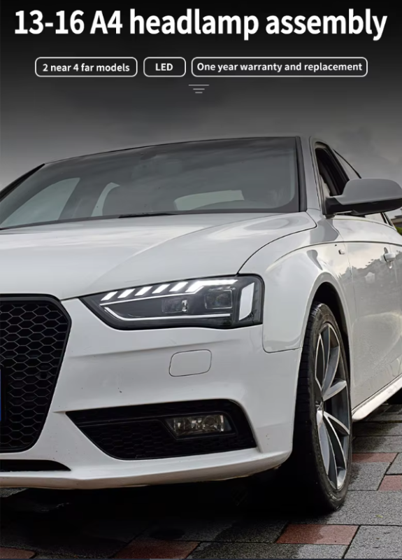 Auto Lighting Systems Auto Parts Headlights for 13-16 AUDI A4 B8PA No reviews yet