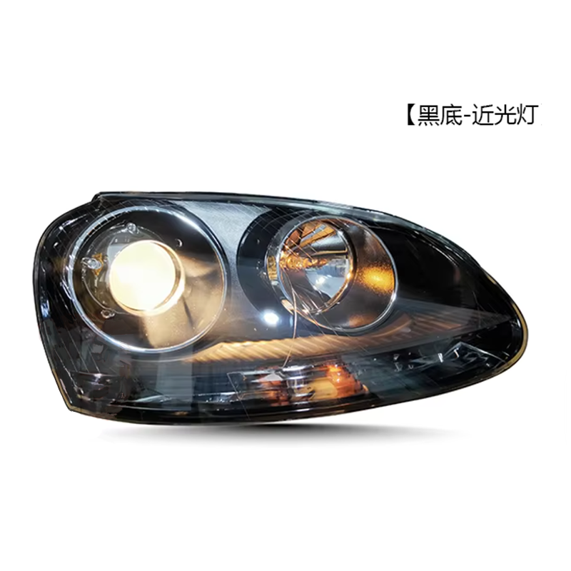 Modified Led Auto Car Front Light for 2005-2011 VW GOLF 5/JETTA HEADLAMP with Lens