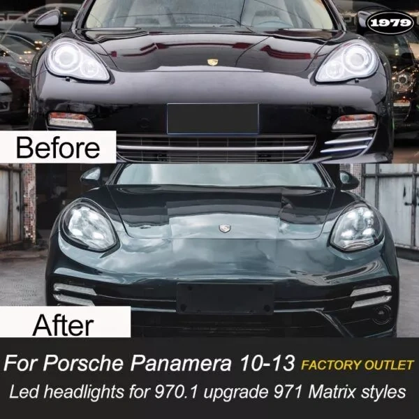 Panamera 970.2 upgrade 2021 PDLS style headlamp
