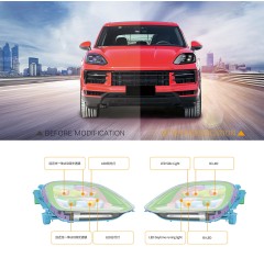 9Y0.2 low rise matrix LED headlights Suitable for 24 Cayenne 9Y0.2 models