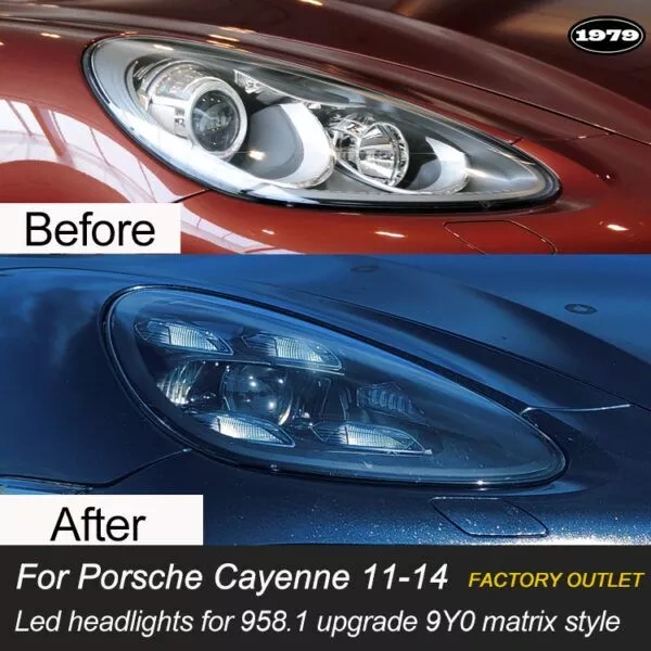 Cayenne（958.1）upgrade 2021 PDLS style headlights