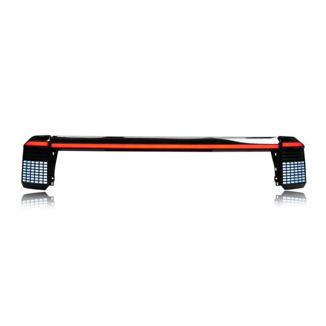 For 24 Prado LC250 Through Tail Lights Modified Through Running Water