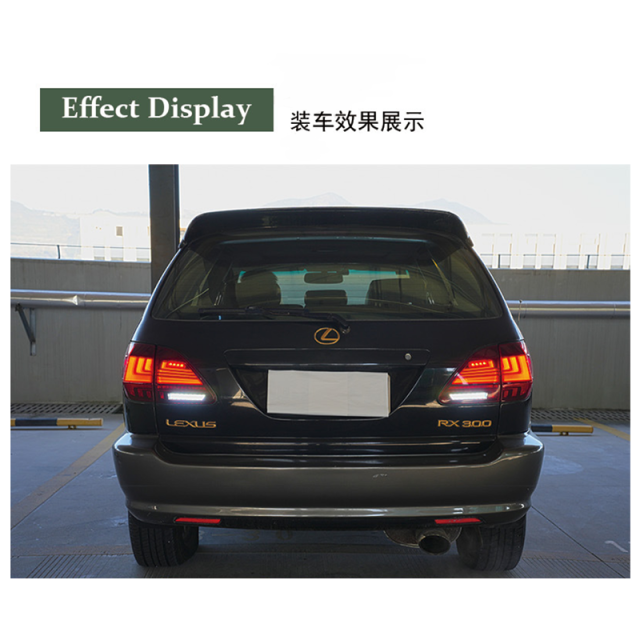 For 98-02 Lexus RX Tail Light Assembly Modified New LED