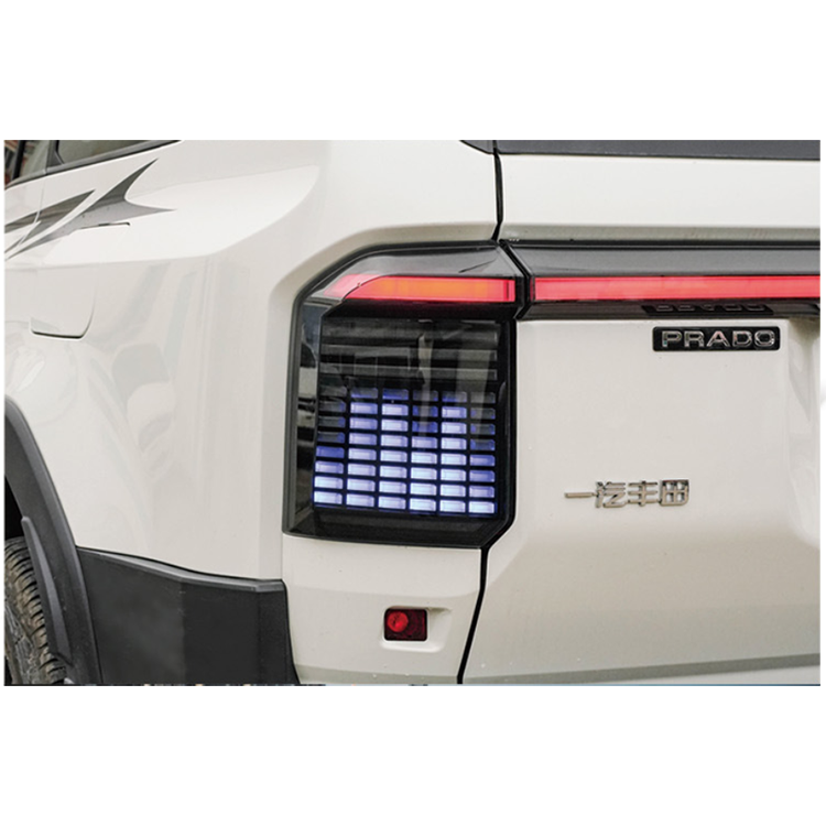 Suitable for 24 Toyota Prado LC250 Run through Tail Lights  LED flow turn signal lights modified tail lights