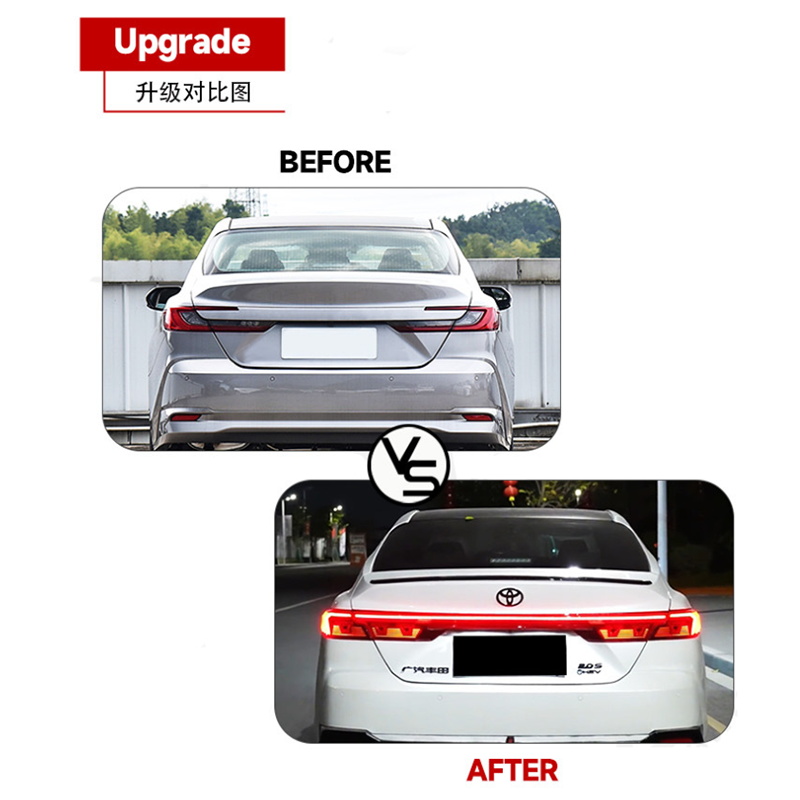 For 2024 Toyota Camry RGB Tail Light Assembly Conversion Running Lights Brake Steering