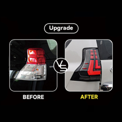 For 2010-2017, 2018-2022 Toyota Prado Tail Light Assembly Conversion Streaming Tail Lights