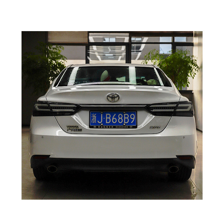 For Toyota VIII Camry Throughout Tail Lights Modified Tail Lights Led Running Brake Turn 2018-2
