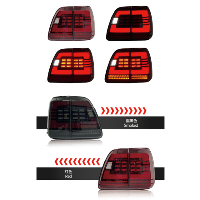 New models Suitable for 98-07 Toyota Landcruiser LC100 LED modified taillights
