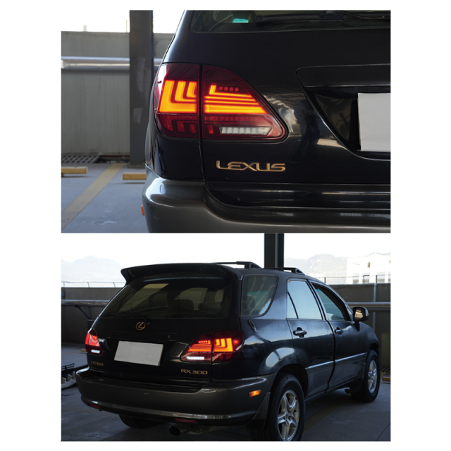 For 98-02 Lexus RX Tail Light Assembly Modified New LED