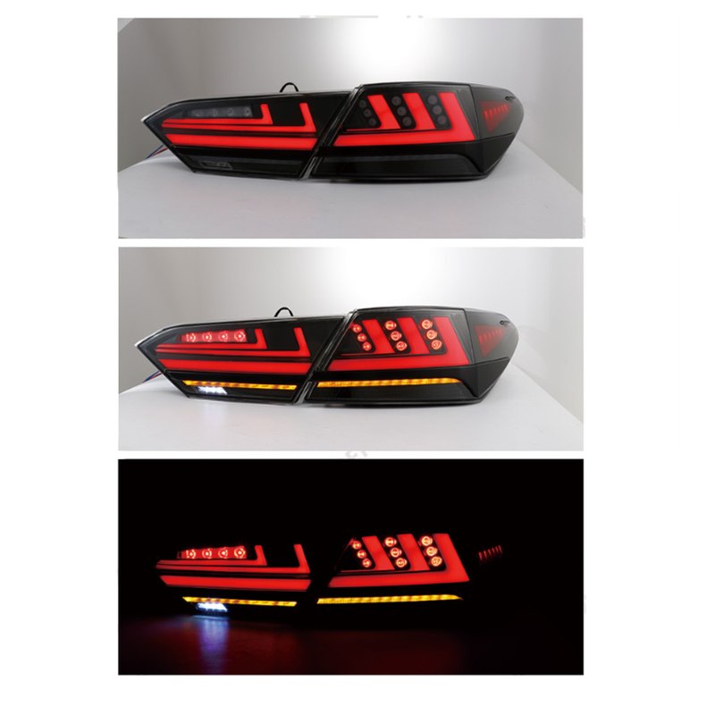 Suitable for 18 model Toyota Camry modified tail lamp assembly with breathing running water turn signal lamps