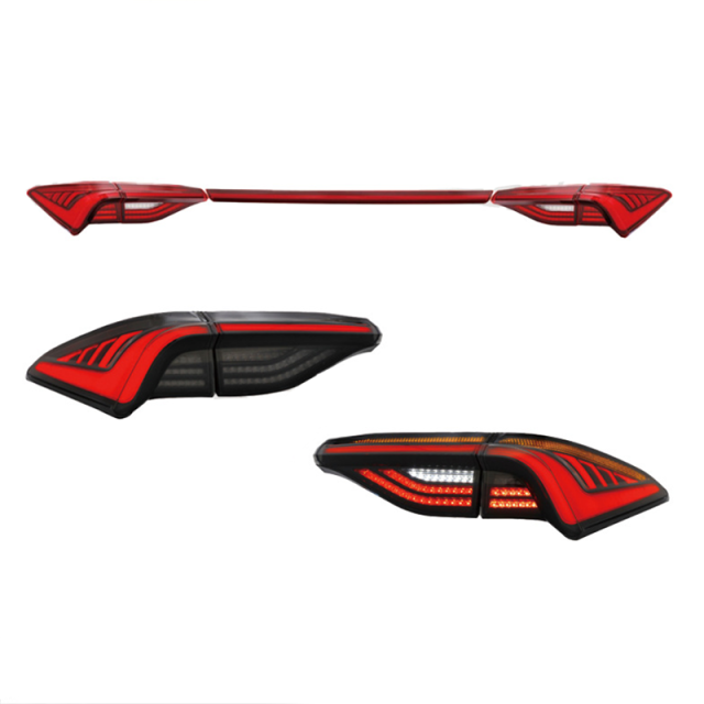 Suitable for 19 Toyota Asiatic Dragon Modified Throughflow Tail Lights LED Tail Light Assembly