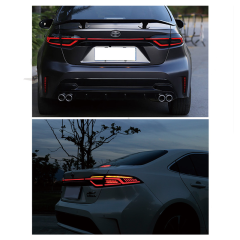 Suitable for 20 years Toyota Leyline modified tail lights running lights Corolla  LED rear penetration lights