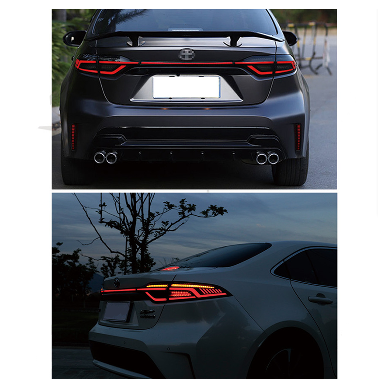 Suitable for 20 years Toyota Leyline modified tail lights running lights Corolla  LED rear penetration lights