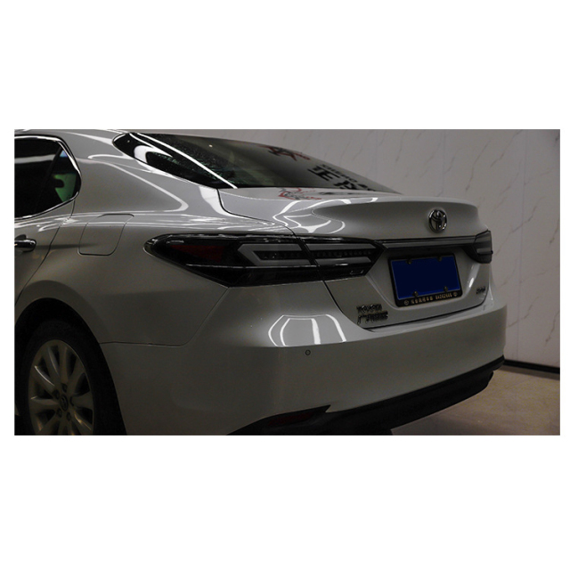 For Toyota VIII Camry Throughout Tail Lights Modified Tail Lights Led Running Brake Turn 2018-2