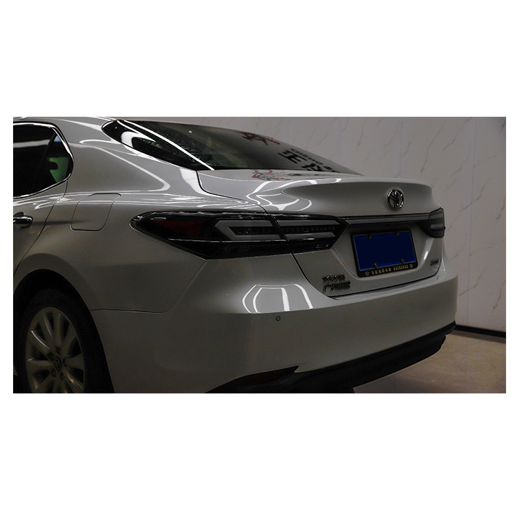 For Toyota VIII Camry Throughout Tail Lights Modified Tail Lights Led Running Brake Turn 2018-2