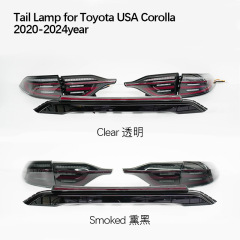 Fits 19-24 TOYOTA RAYLING Tail Light Assembly Streamlight Steering