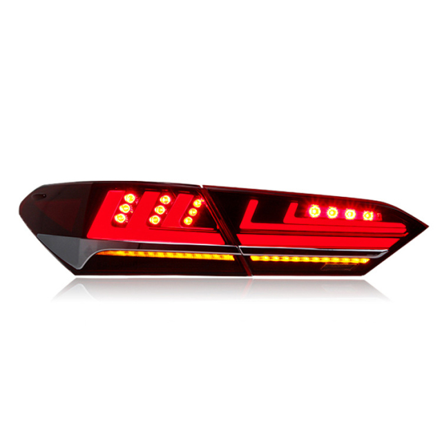 Suitable for 18 model Toyota Camry modified tail lamp assembly with breathing running water turn signal lamps