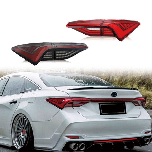 Suitable for 19 Toyota Asiatic Dragon Modified Throughflow Tail Lights LED Tail Light Assembly