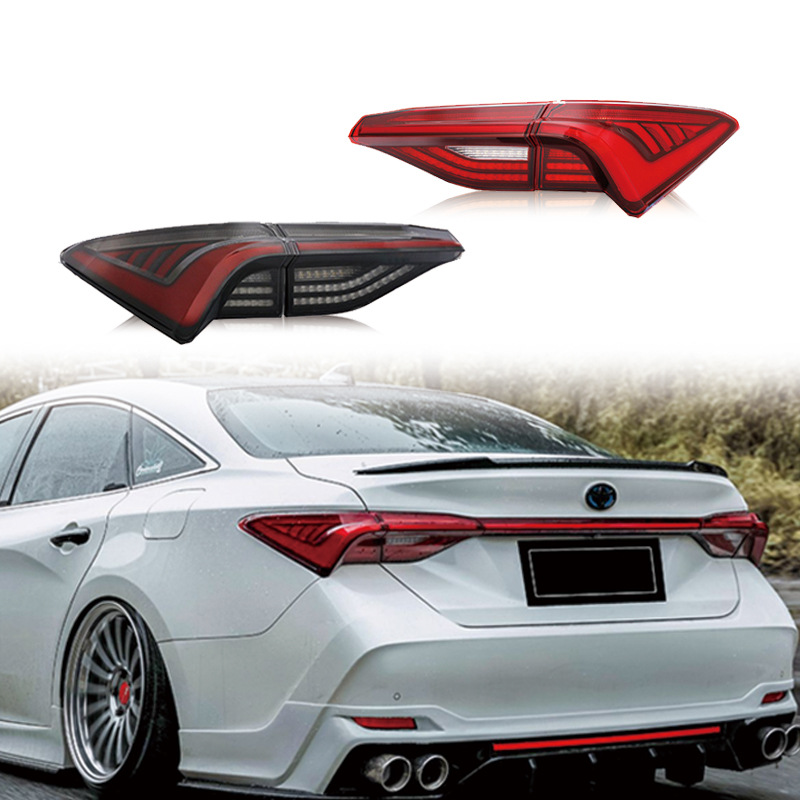 Suitable for 19 Toyota Asiatic Dragon Modified Throughflow Tail Lights LED Tail Light Assembly