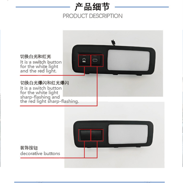 Fits 2022-2024 LC300 Cool Ranger Tail Lights Tailgate Lights