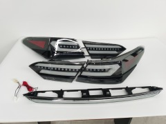 For Toyota VIII Camry Throughout Tail Lights Modified Tail Lights Led Running Brake Turn 2018-2