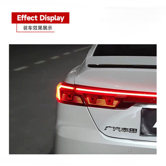 For 2024 Toyota Camry RGB Tail Light Assembly Conversion Running Lights Brake Steering