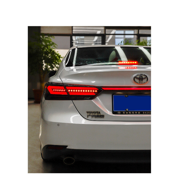 Модифицированные задние задние фонари для 2018-2022 Toyota Camry через задние фонари светодиодные задние фонари в сборе
