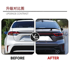 Suitable for 20 years Toyota Leyline modified tail lights running lights Corolla  LED rear penetration lights