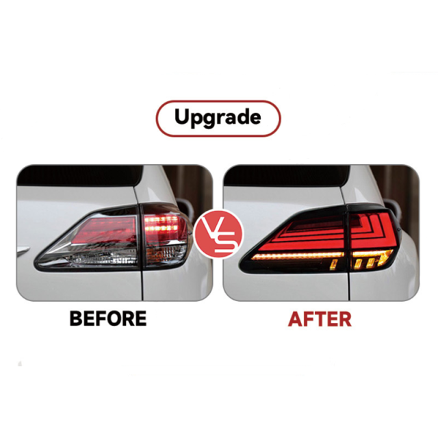 Suitable for 2009-2014 Lexus RX 350, 450h, and 270 models for modified taillights
