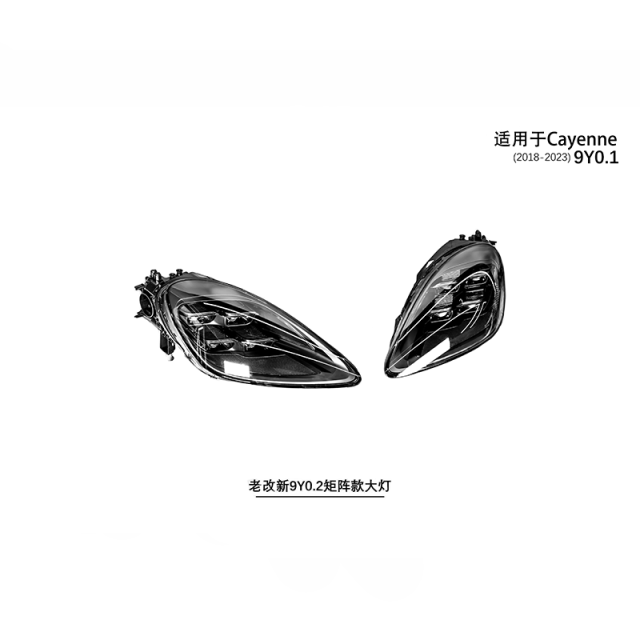 Suitable for Cayenne 9Y0.1 upgrade old and new models 9Y0.2 matrix headlights 2018-2023