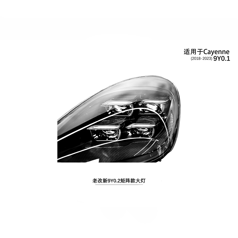 Suitable for Cayenne 9Y0.1 upgrade old and new models 9Y0.2 matrix headlights 2018-2023