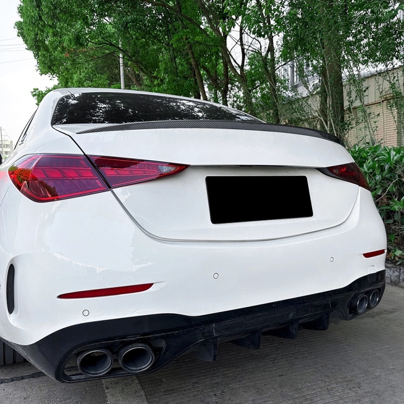 Benz Rear Wing Rear Wing Spoiler For Mercedes Benz C Class W206 AMG 2022+
